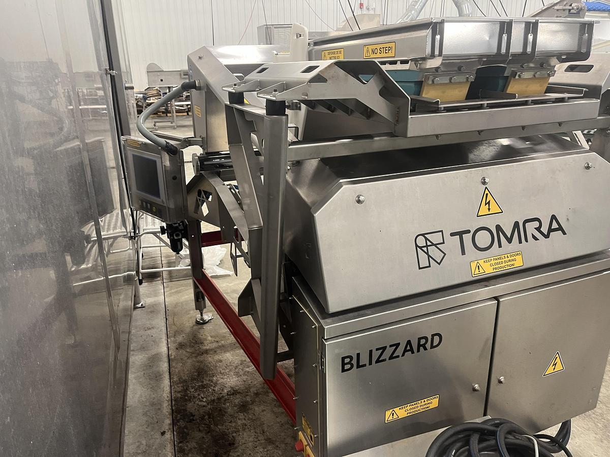 Used TOMRA Blizzard Optical Sorter with Lauda Chiller