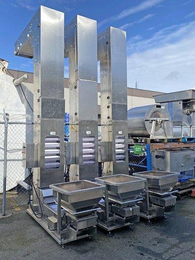 Used 13' Tall Bucket Elevators