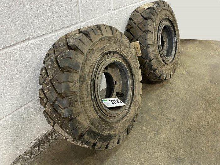 NEW Solideal Xtreme RES Forklift Tires (2)