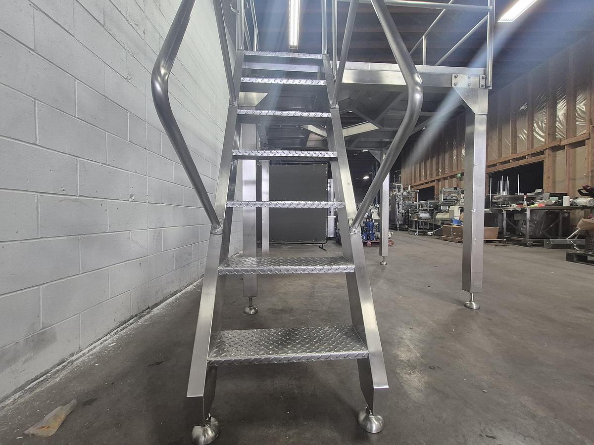 Used 6' Stainless Steel Mezzanine