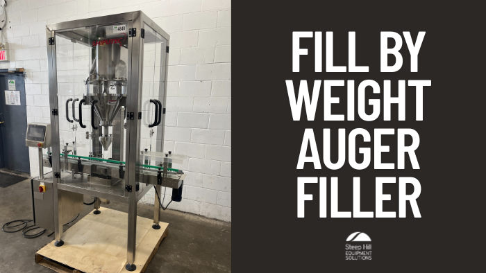 Used Fill by Weight Auger Filler