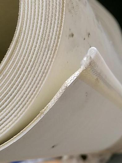 Used White 24” Conveyor Belt