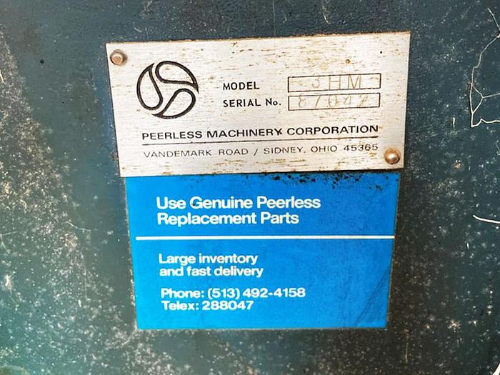 Used Peerless Hallmark 3HM Single Sigma Mixer