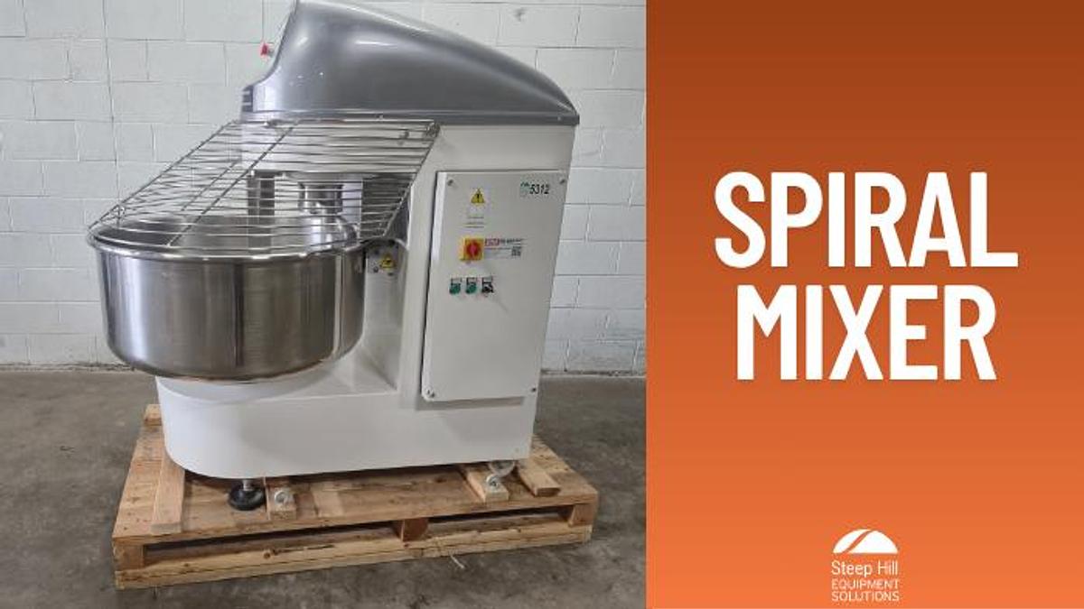 Used ESMACH ANSE/F 180 Commercial Spiral Mixer