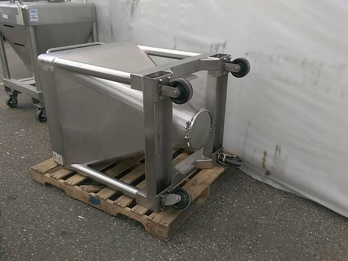 Used 75 Gallon SS Pharmaceutical IBC Bin