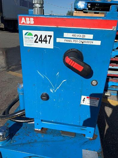 Used Cannon Cart Loader With Hydraulic Pump