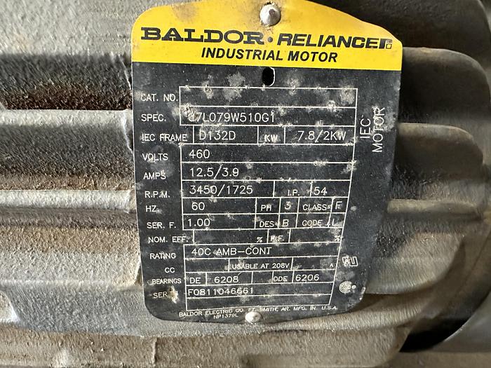 Used Baldor 7.8kW Electric Motor