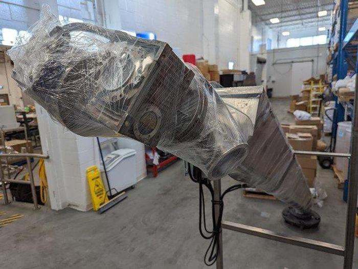 Used Hansaem Inclined Auger Conveyor