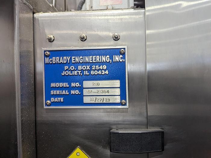 Used McBrady Orbit Bottle Rinser 200