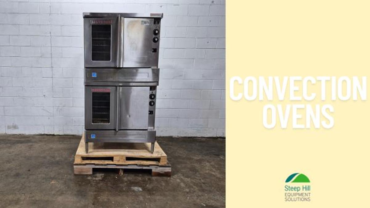 Used Blodgett SHO-E Double Stack Convection Ovens