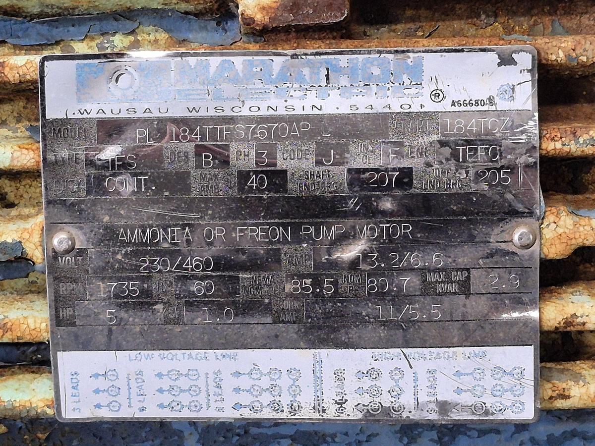 Used Cornell Centrifugal Pump with 5 HP Motor