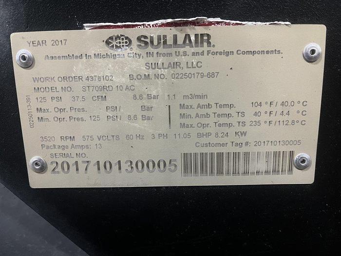 Used Sullair ST700 Screw Air Compressor
