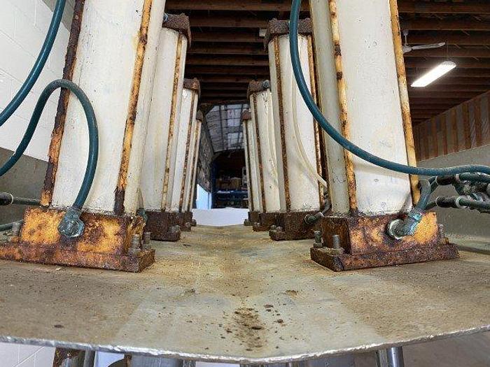 Used Pneumatic 8-Head A-Frame Cheese Press