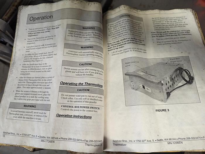 Used Belshaw Thermoglaze TG25 Donut Glazer