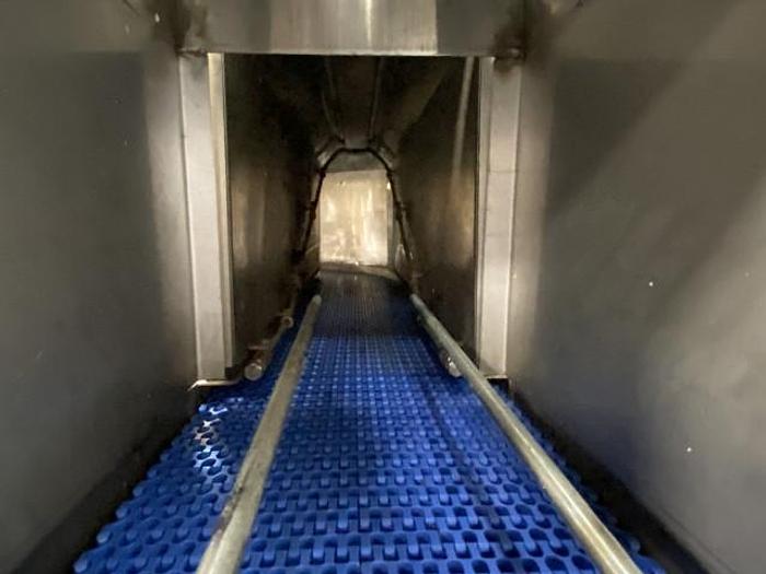 Used L-Conveyor With Steam Tunnel