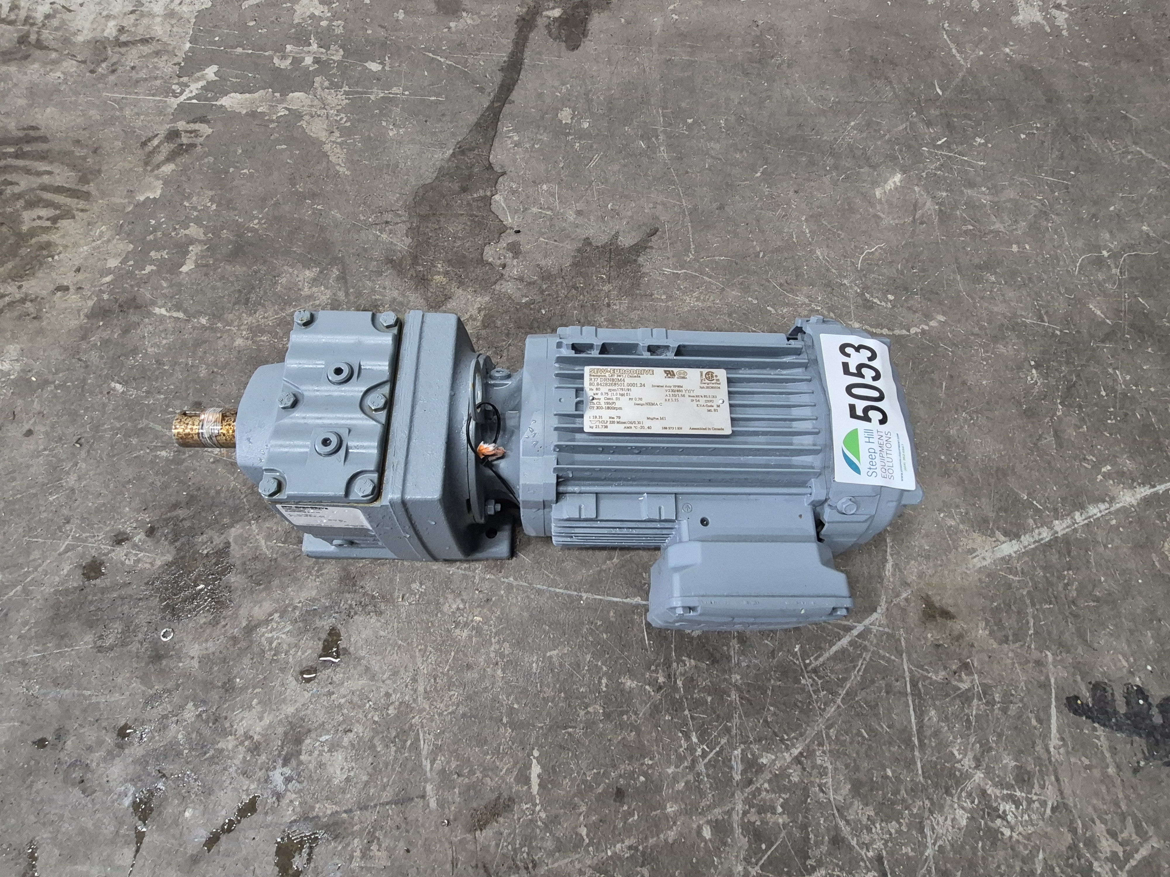 Used Sew-Eurodrive 1 HP Helical Gearmotor 