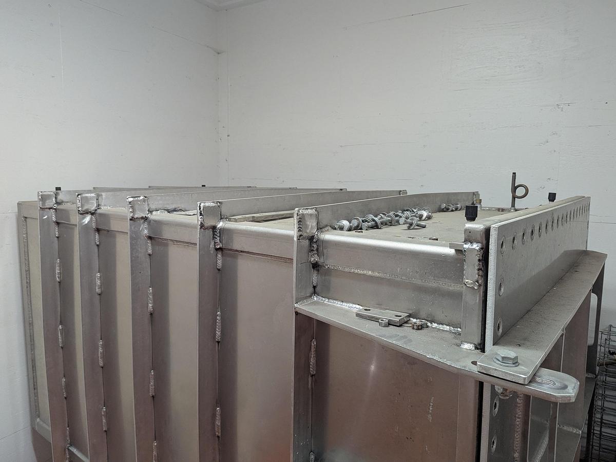 Used Custom Autoclave with Roll-Out Rack