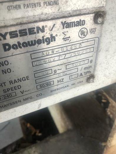 Used HAYSSEN-Yamato Dataweigh 14-Head Scales