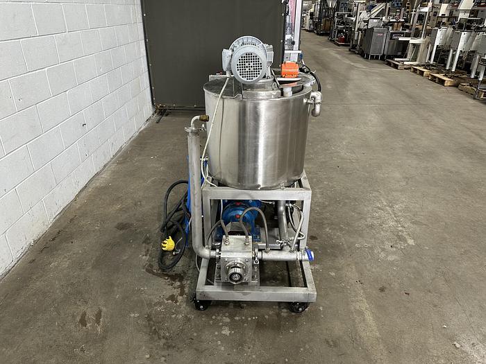 Used Heated Chocolate Mixing Tank