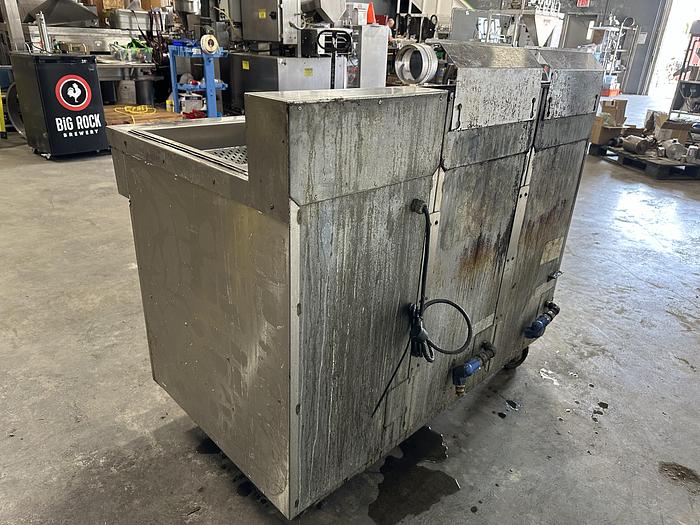 Used Quest Double Deep Fryer with Filtration