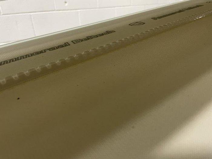 Used 15' Flat Belt Incline Conveyor