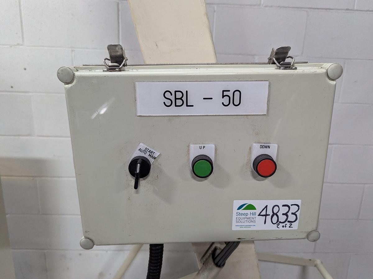 Used Dual Head Net Weigh Filler with Bucket Elevator Infeed