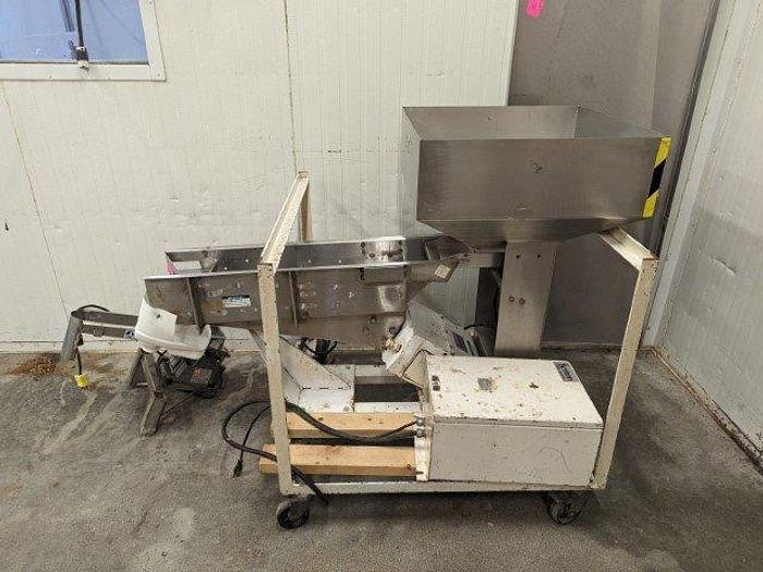 Used Syntron Vibratory Feeder With Hopper