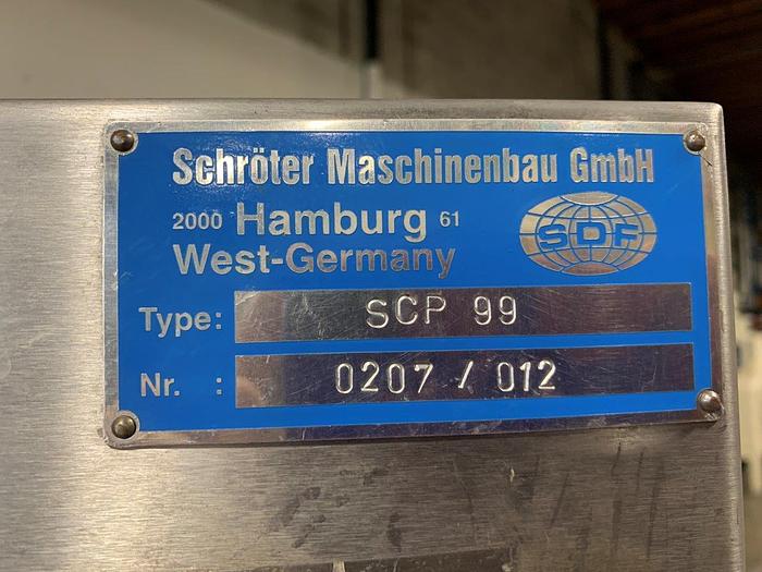 Used Schröter SCP 99 Polishing Pan