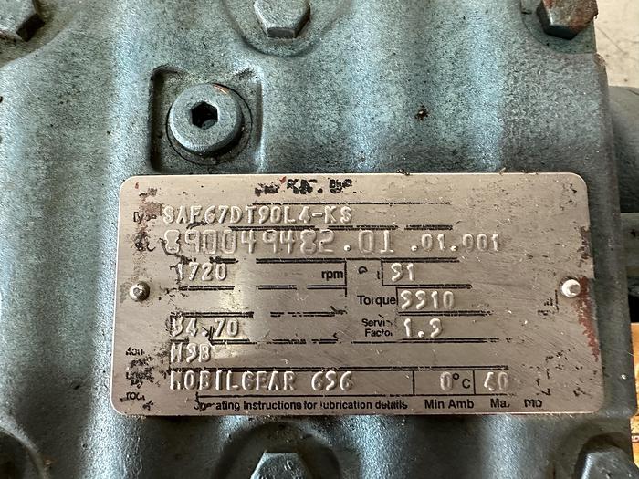 Used Sew-Eurodrive 2 HP Motor w/ Gear Reducer