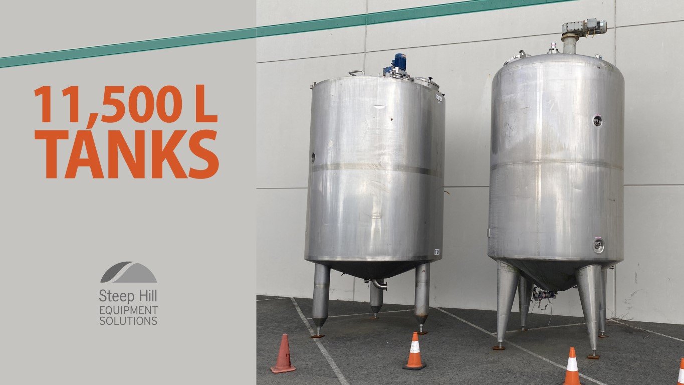 Used 11,500 Litre Dairy Tanks