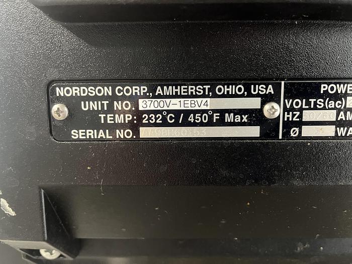 Used Nordson 3700V Hot Melt Adhesive System