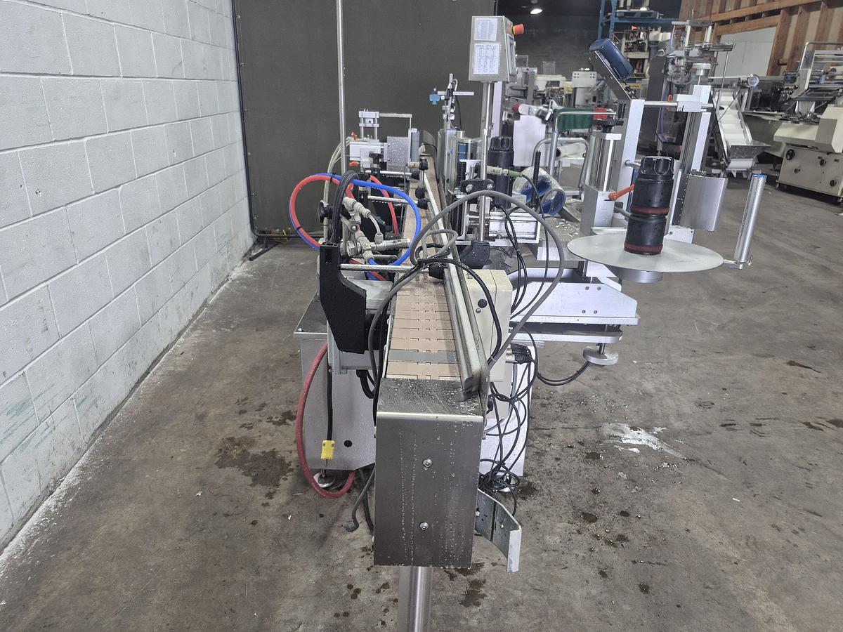 Used Aesus Eco Wrap Prism Labelling Machine