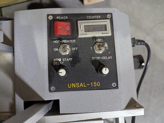 Used Unitech UNSAL-150 Label Machine