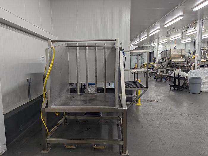 Used Custom SS Tote Dumper