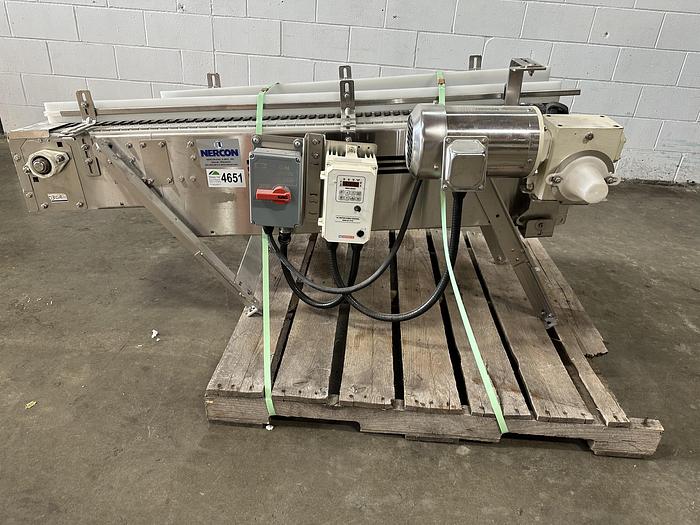 Used Nercon 7' Incline Conveyor