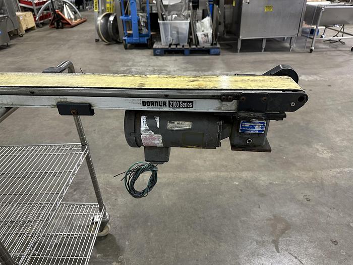 Used Dorner Flat Belt Conveyor 2100 Series