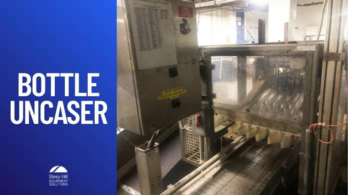 Used Accutech 3900E-05 Box-Bottom-Saw Bottle Uncaser