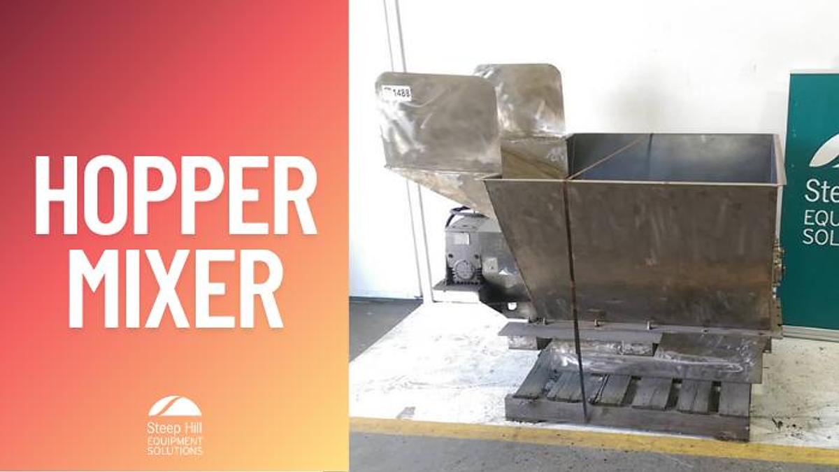 Used 100 gallon Hopper / Mixer for a Depositor