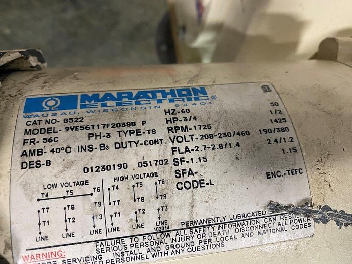 Used Kice VJ Rotary Airlock Valve