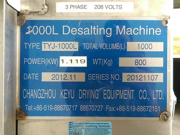 Used TYJ-1000L Desalting Machine