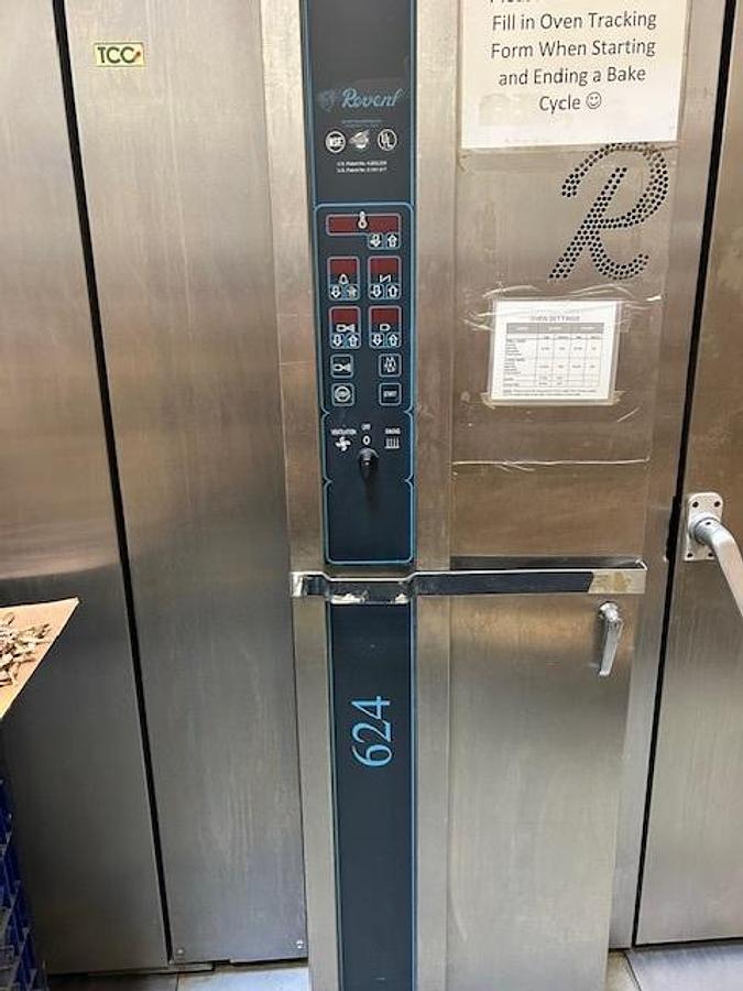 Used Revent 624 Natural Gas Rack Oven