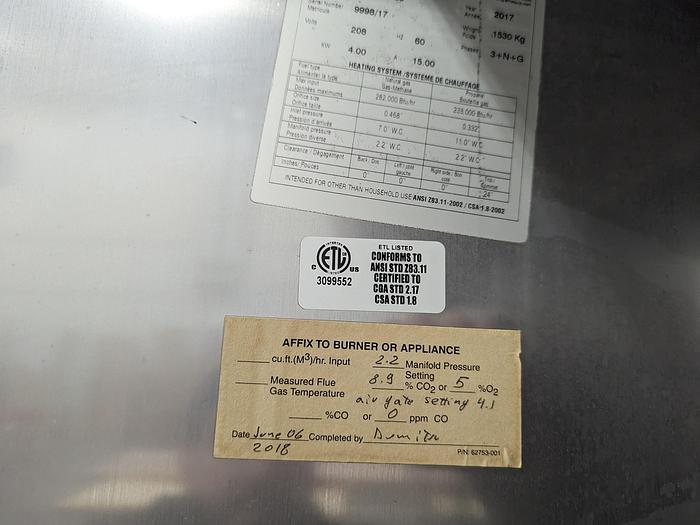 Used Bassanina Roller 89 Ovens