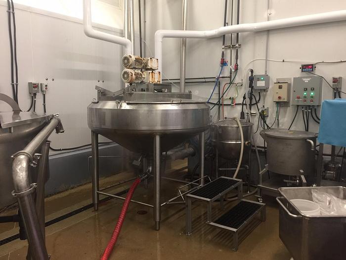 Used 350 Gallon Agitated Jacketed Kettle
