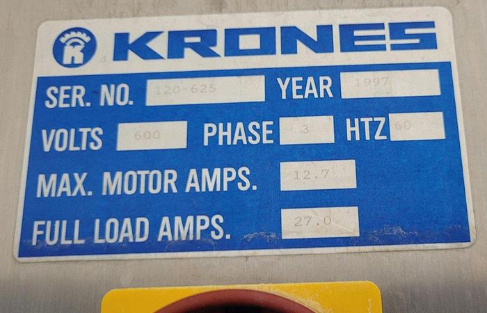 Used Krones Microbrewery Bottling Line