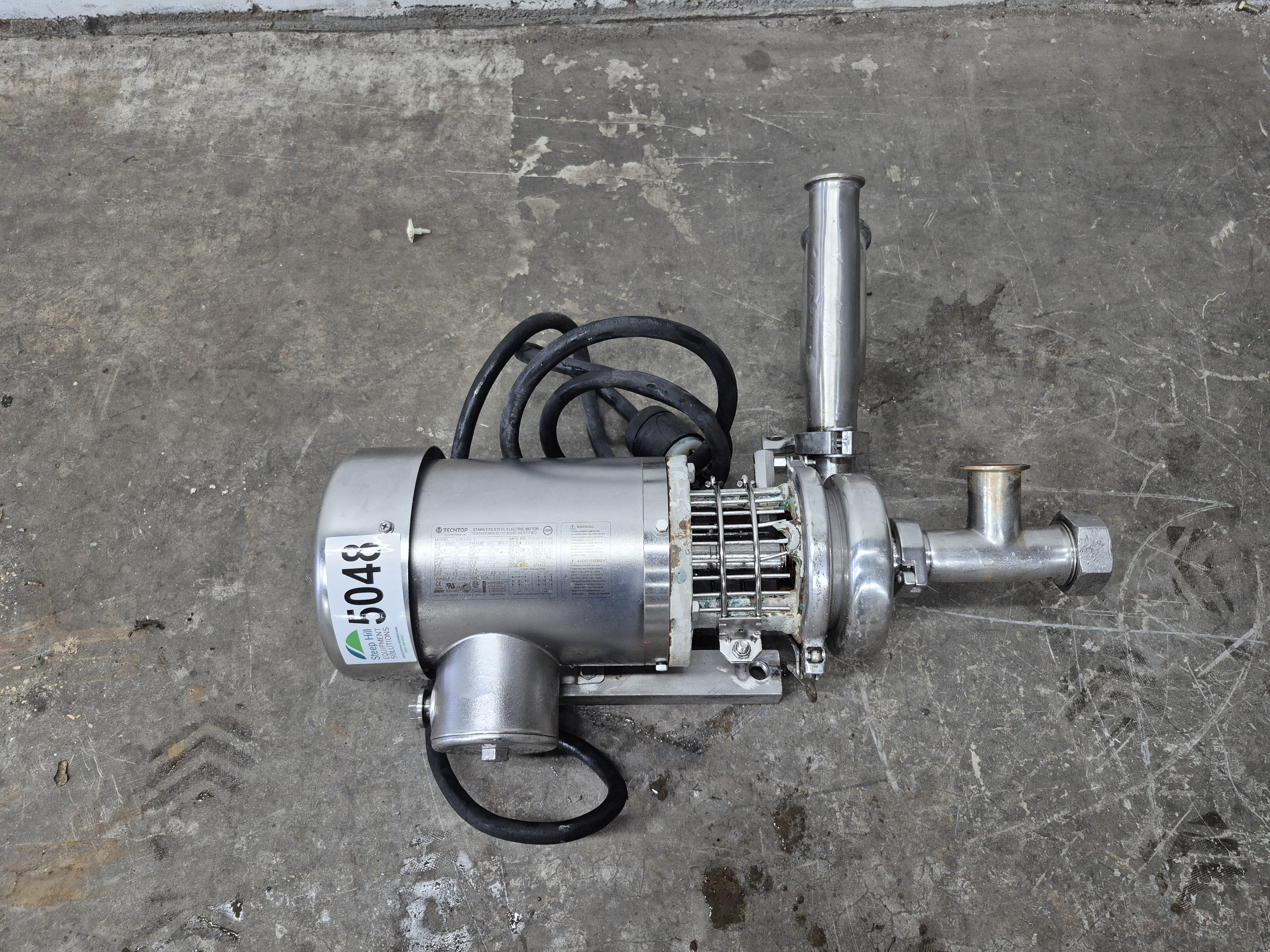Used SS 1/2 HP Sanitary Centrifugal Pump