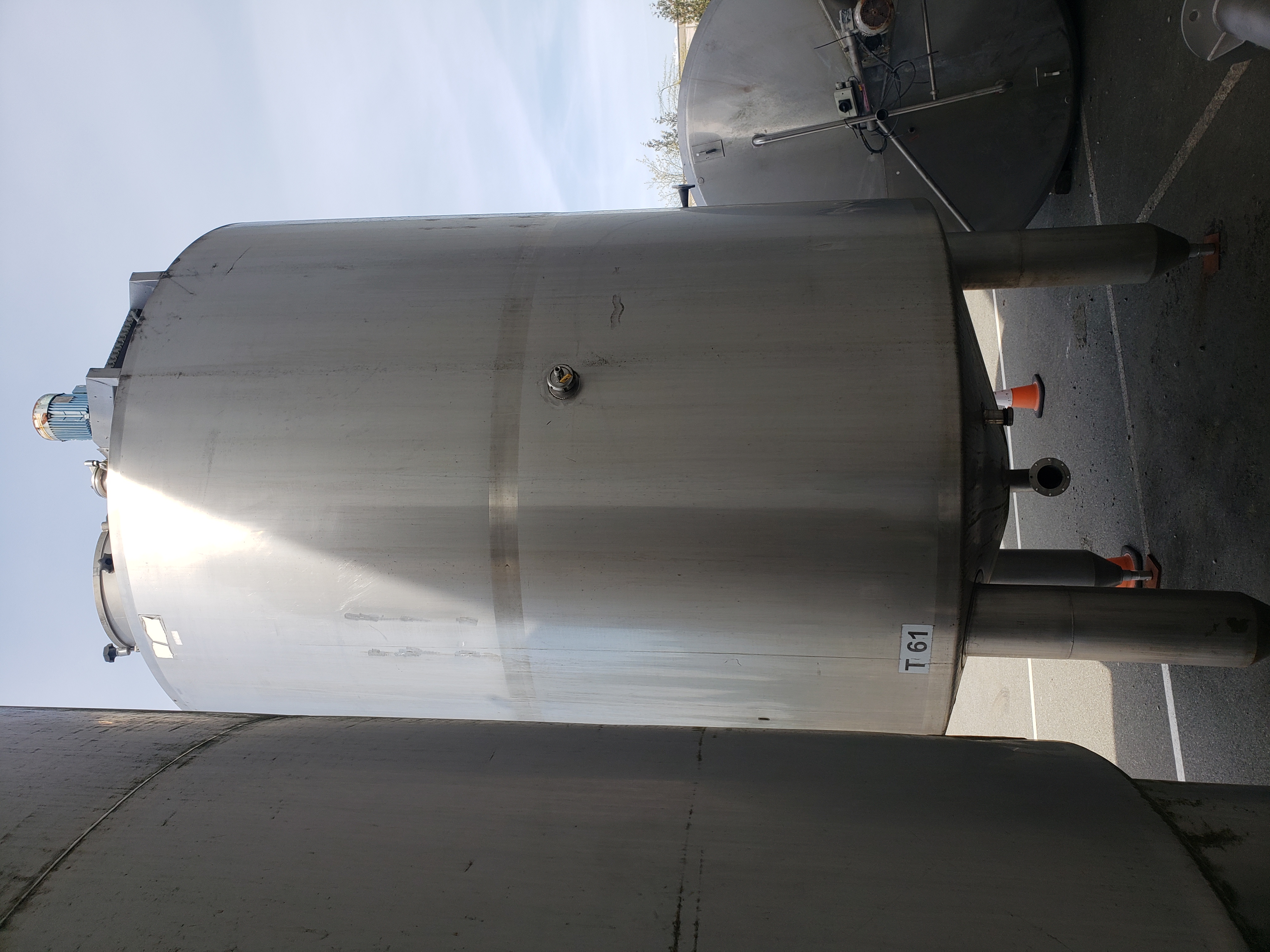 Used 12,000L SS Jacketed Tanks with Agitation
