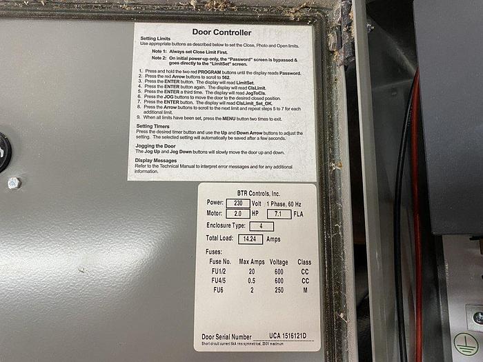 Used Dynaco Entrematic Fabric Roll-Up Door