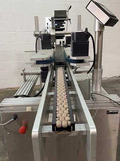 Used Associated Two-Head Top & Bottom Labeller