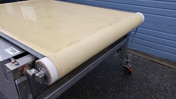 Used 6' L x 4' W Flat Belt Conveyor