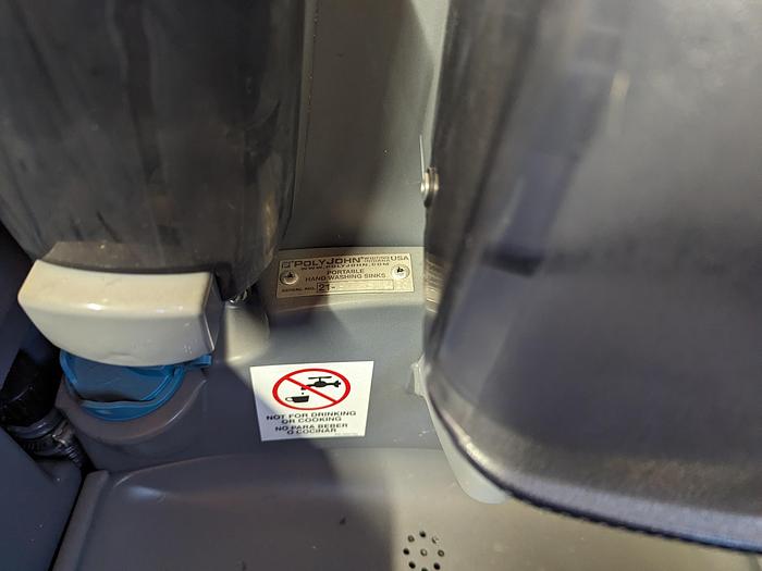 Used 6 Portable Handwashing Stations